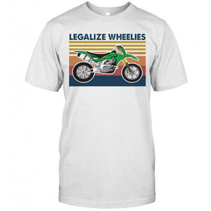 Motocross Legalize Wheelies  Retro T-Shirt